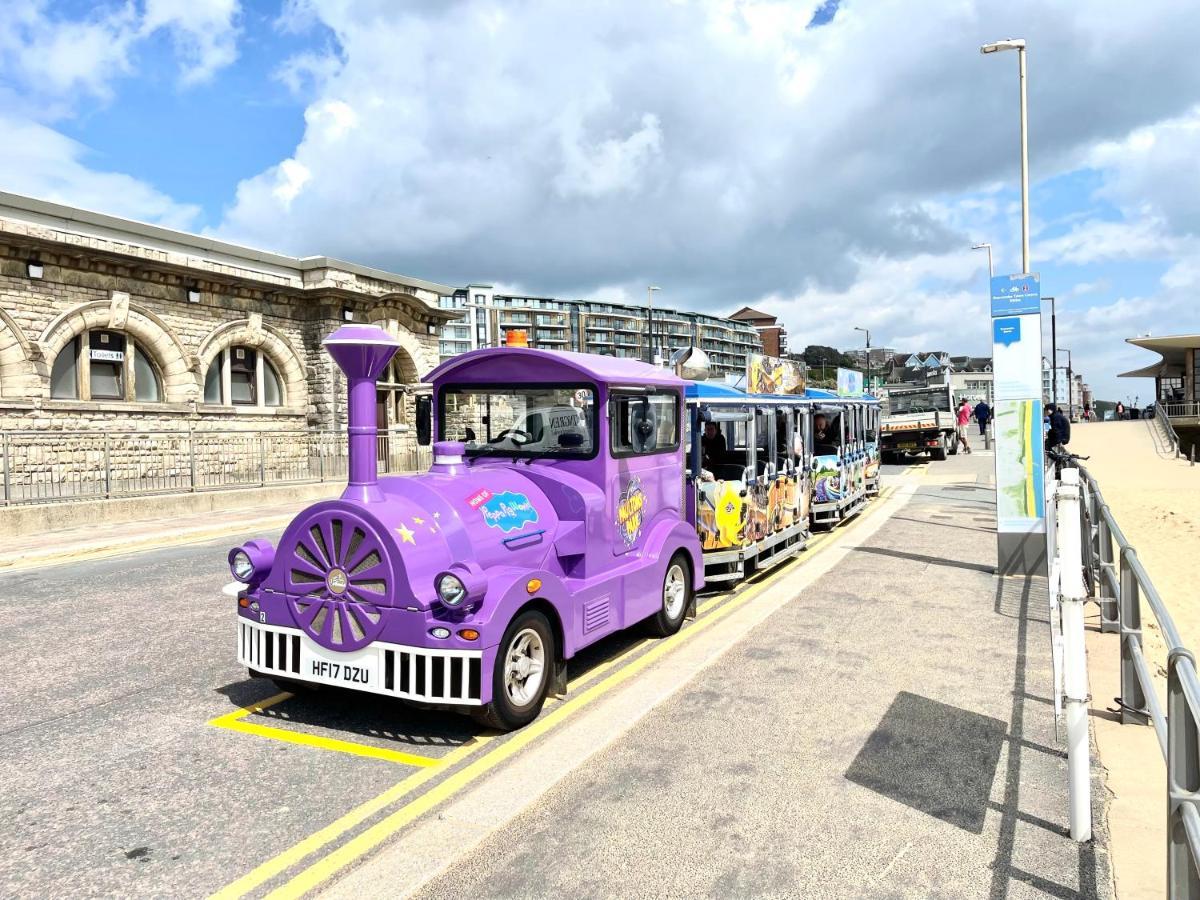 Sea View Family Stay By Beach Gym & Parking Bournemouth Buitenkant foto